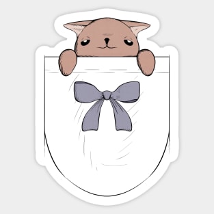 Pocket Cats - Sad Cat (Jamie) Sticker